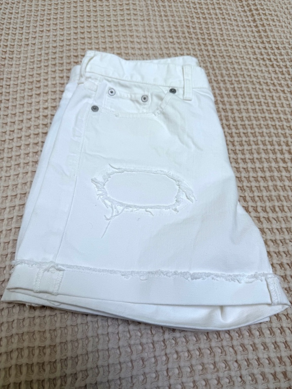 MADEWELL Distressed Denim Shorts